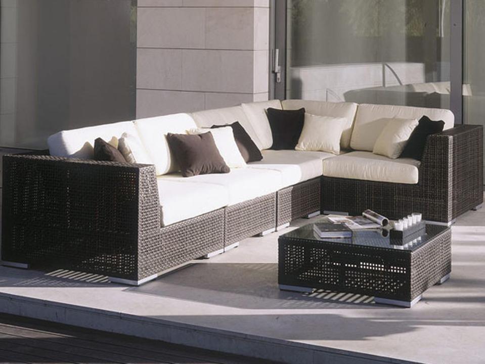Soho 6-Piece Modular Deep Seating Sectional Lounge Set