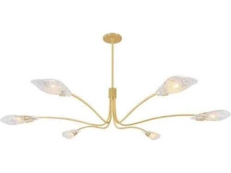 Tenafly 6-Light Aged Brass Chandelier