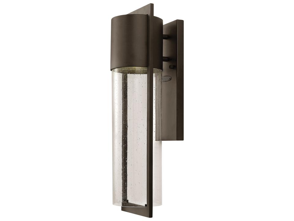 Shelter 1-Light Outdoor Wall Sconce in Buckeye Bronze