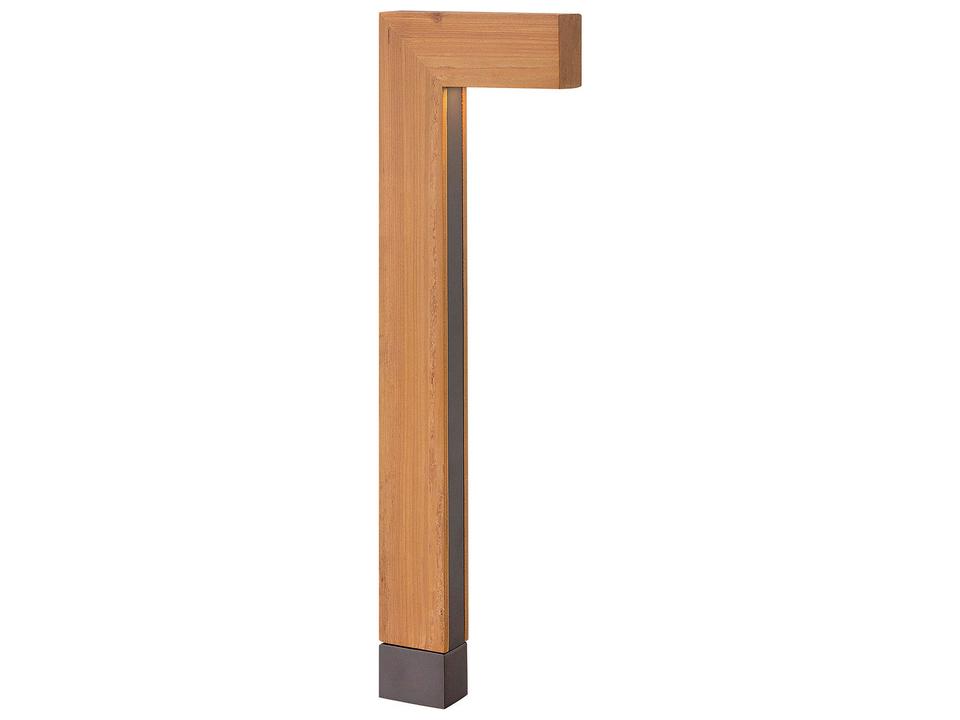 Atlantis 1-Light Outdoor LED Path Light in Cedar
