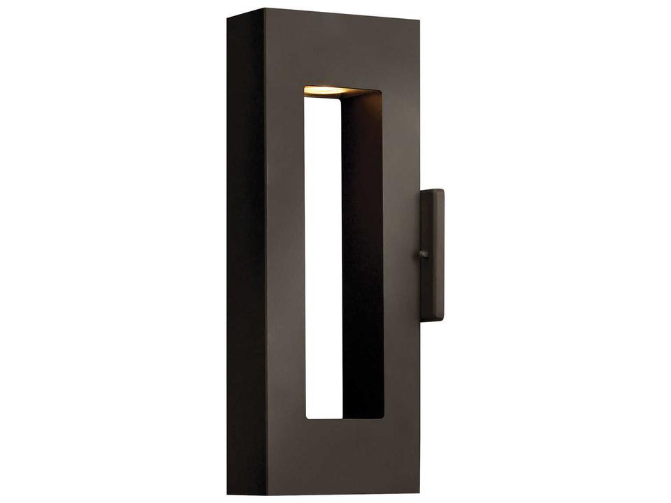 Atlantis 2-Light Outdoor Wall Sconce in Bronze Finish