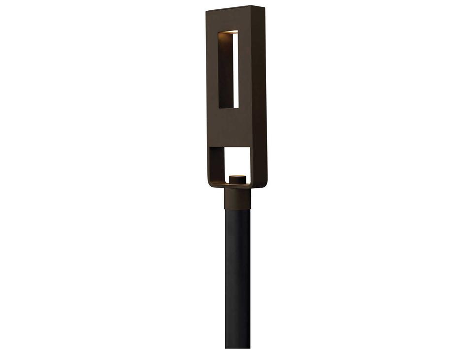 Atlantis 2-Light Outdoor Post Light in Bronze Finish