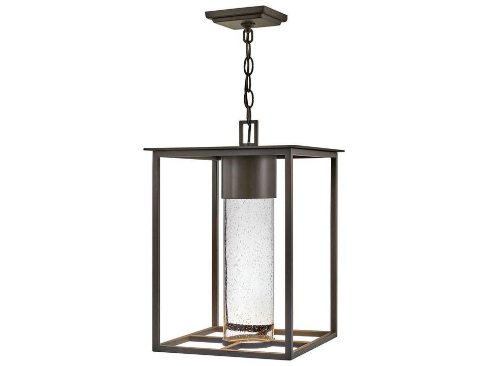Coen 1-Light Outdoor Hanging Pendant Light in Oil Rubbed Bronze
