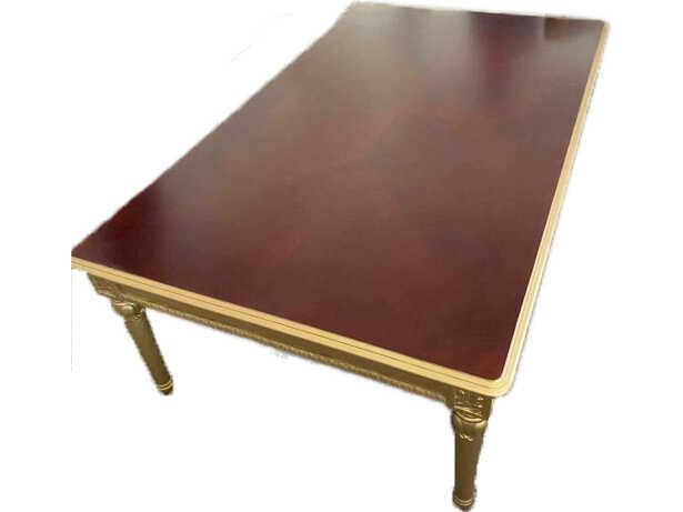 009 Rectangular Coffee Table Gold Finish