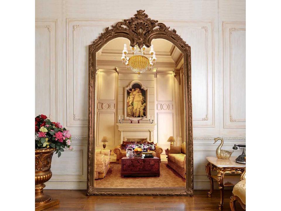 Fon Floor Mirror Vertical in Silver