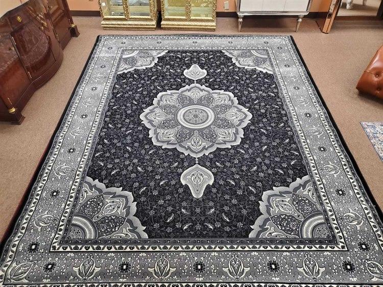 RG-206 Oriental Polypropylene Area Rug in Ash