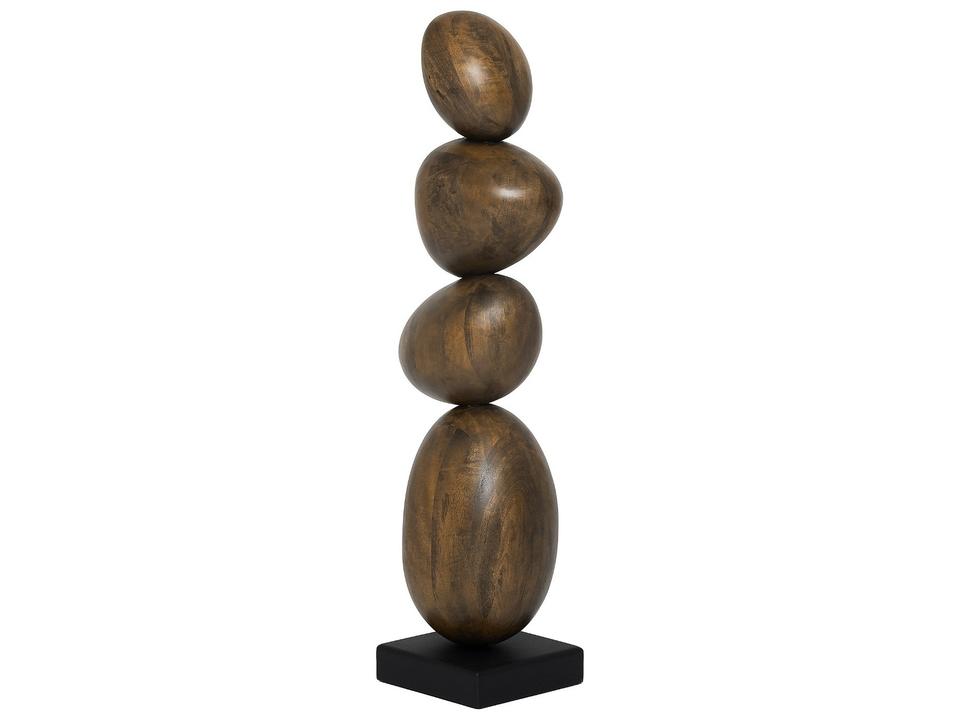 Sienna 36-Inch Classic Walnut Matte Black Sculpture