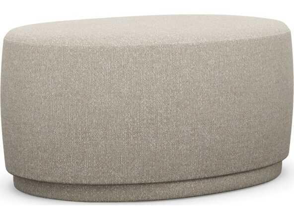 Dana Upholstered Ottoman in Wheat Beige
