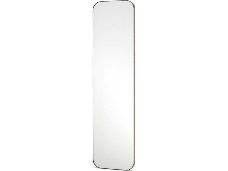 Camille Gilded Brass Wall Mirror Vertical