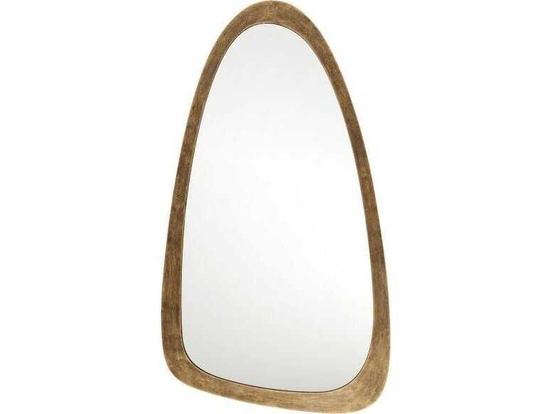 Wales Antique Brass Wall Mirror Oval
