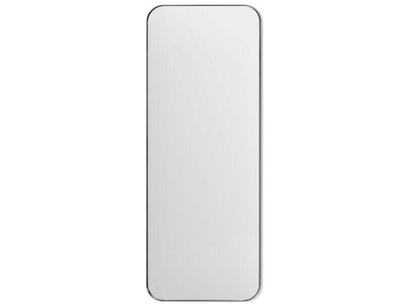 Aalina Brushed Nickel Vertical Floor Mirror