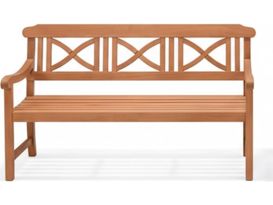 Amazonia Dark Wood Bench