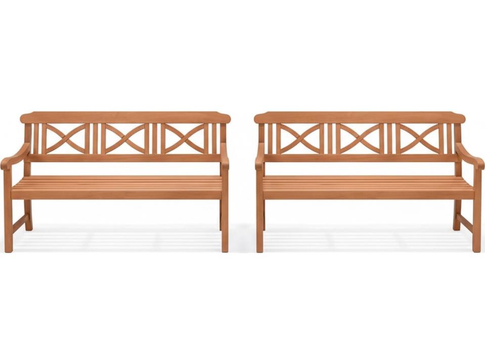 Amazonia Dark Wood Bench