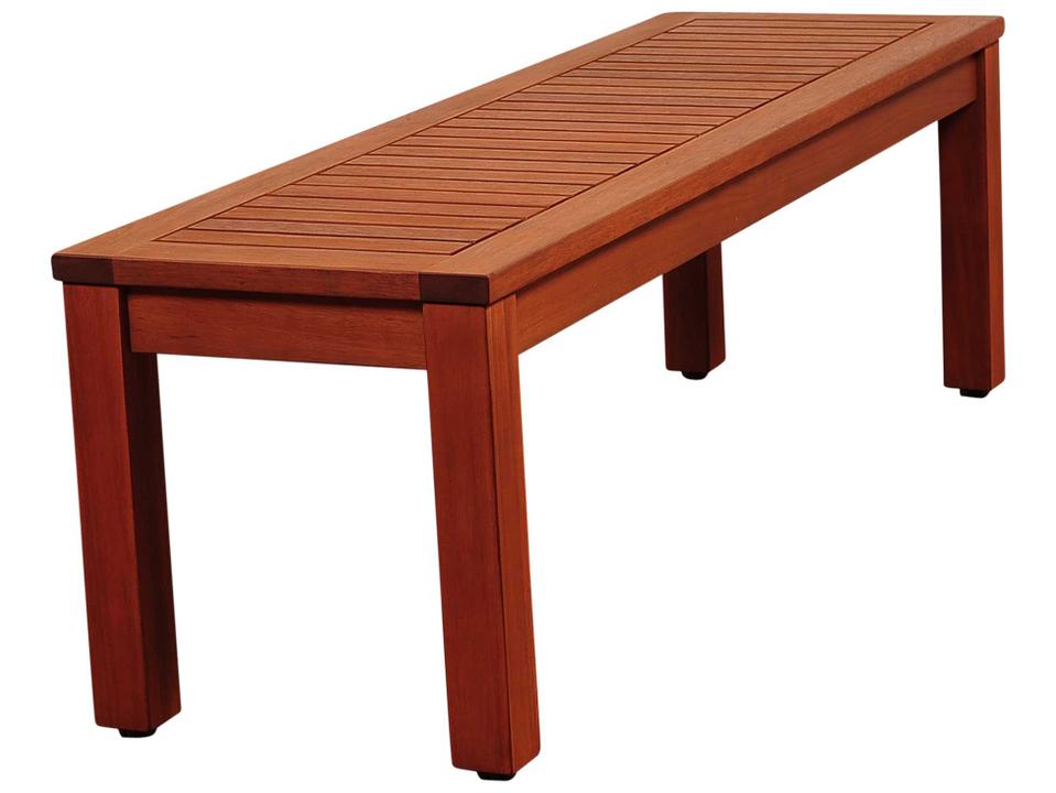 Amazonia Richfield Eucalyptus Backless Bench
