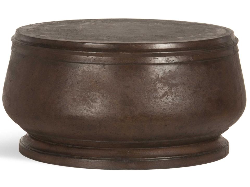 Hudson Cappuccino Concrete Round Coffee Table