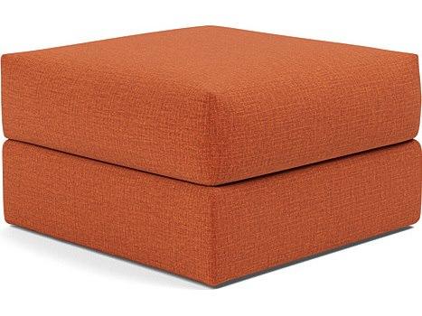 Cornila Ottoman in Esina Rust Orange