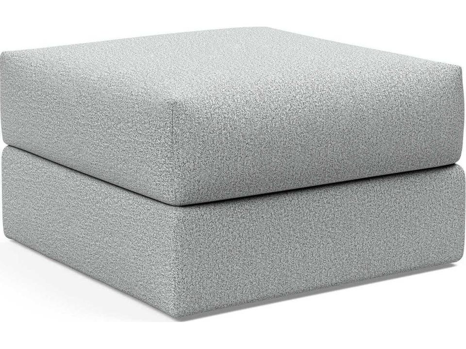 Cornila Gray Upholstered Ottoman