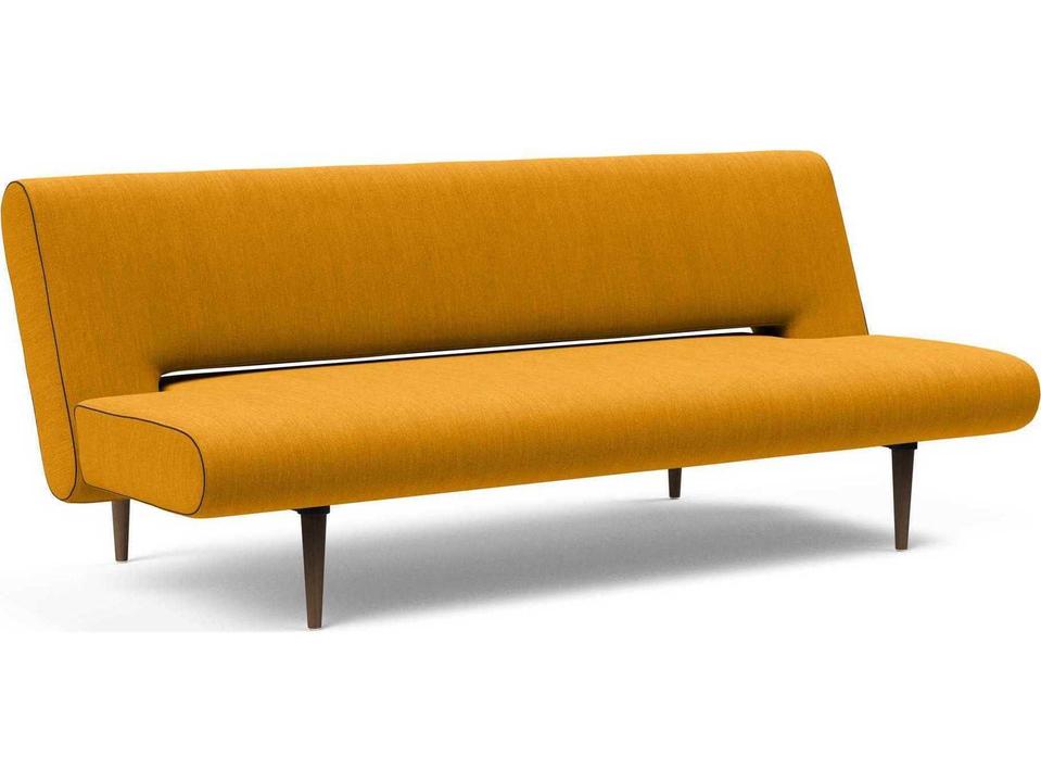 Living Unfurl Elegance Burned Curry Fabric Sleeper Sofa