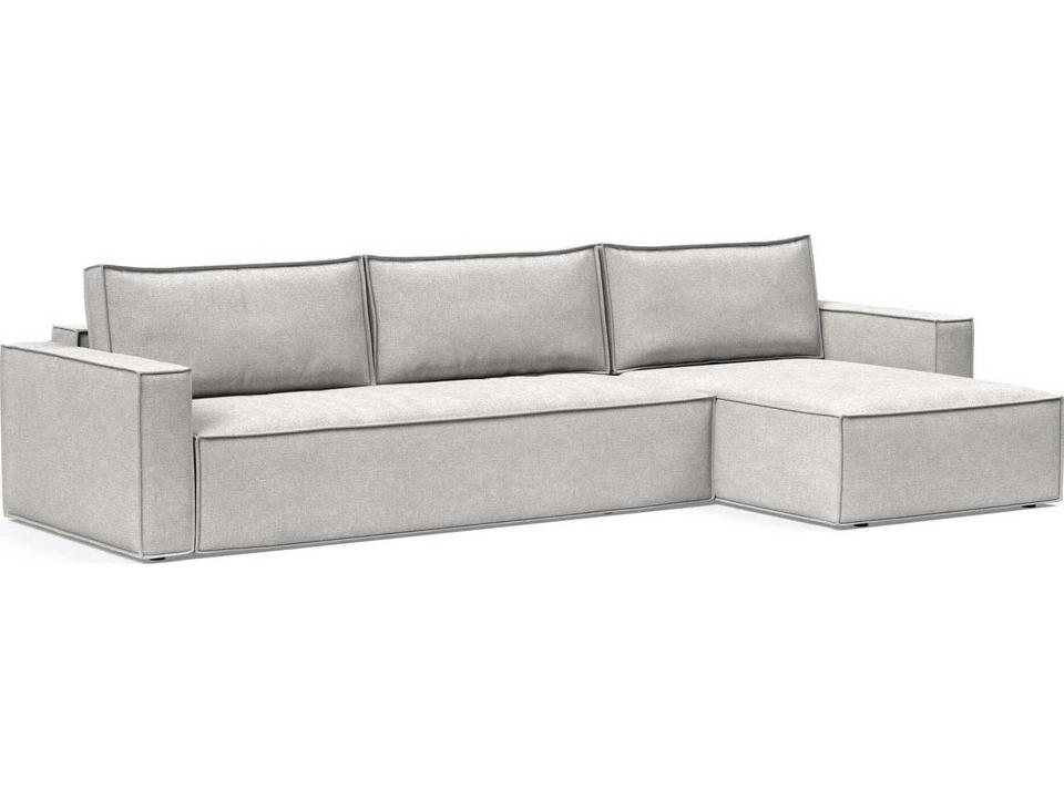 Newilla Adario Fog Beige Upholstered Sofa Bed