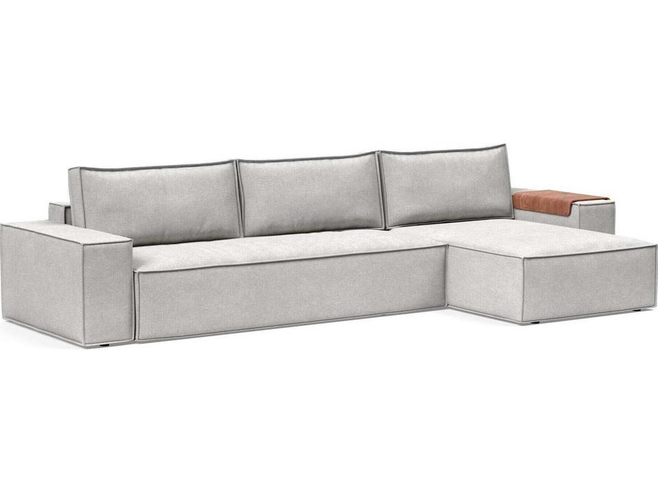 Newilla Adario Fog Gray Upholstered Sofa Bed