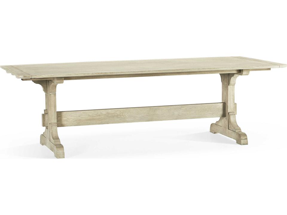 Epoch Extendable Rectangular Dining Table Stripped Oak Finish