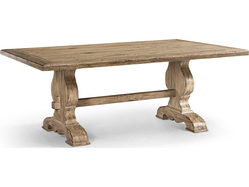 Sagehill 96-Inch Rectangular Wood Timberon Grey Oak Dining Table