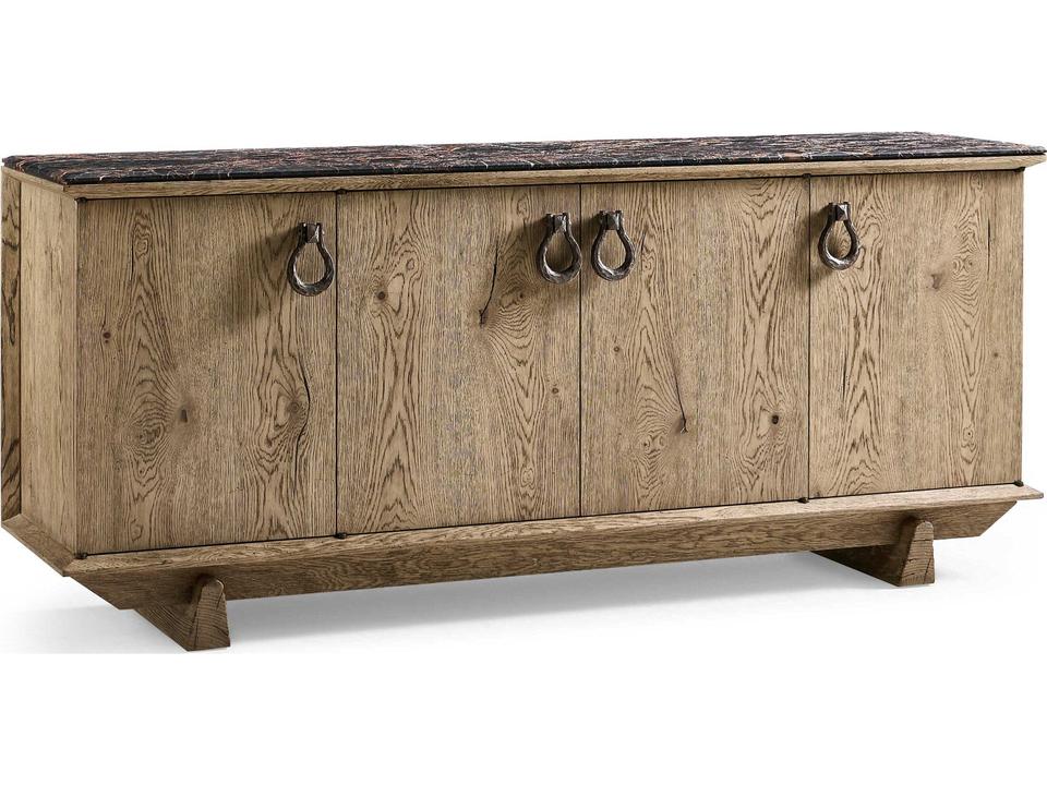 Echo Canyon 76 Inch Oak Wood Faded Sideboard