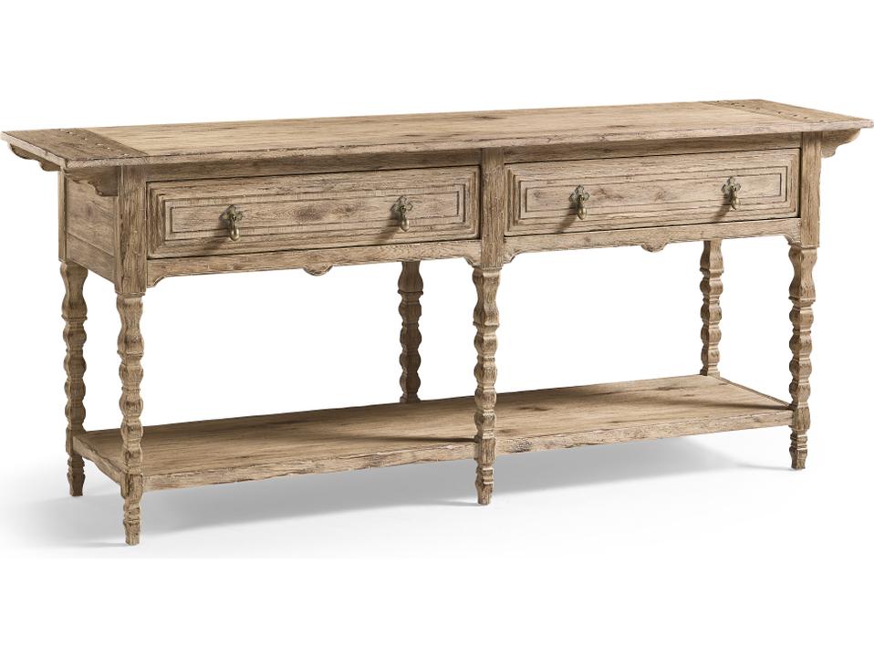 Sagehill Rectangular Oak Console Table in Timberon Grey Oak
