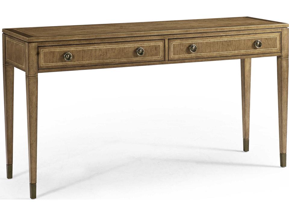 Timeless Rectangular Console Table in Sun Bleach Cherry Wood