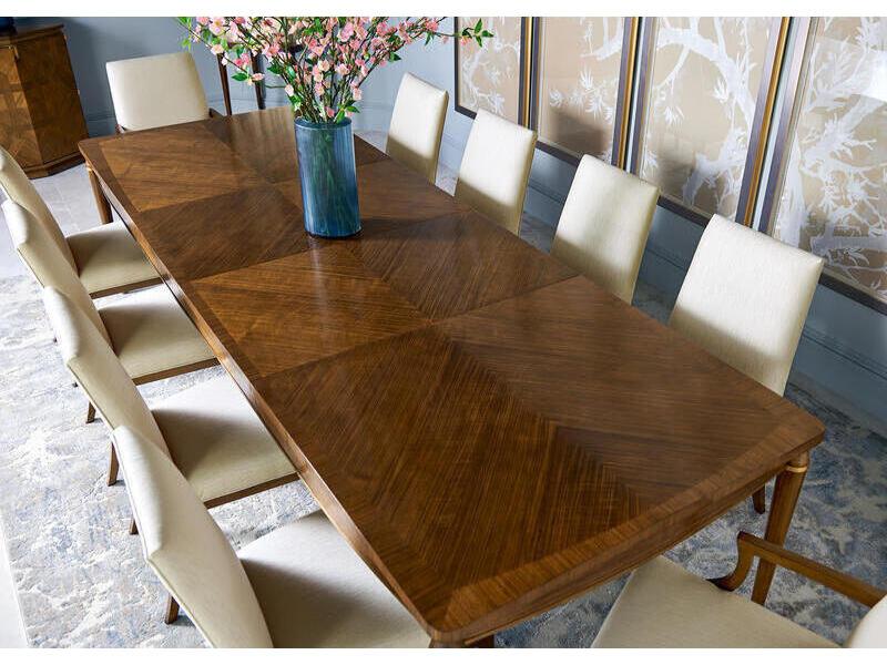 Toulouse Walnut Wood Dining Room Set