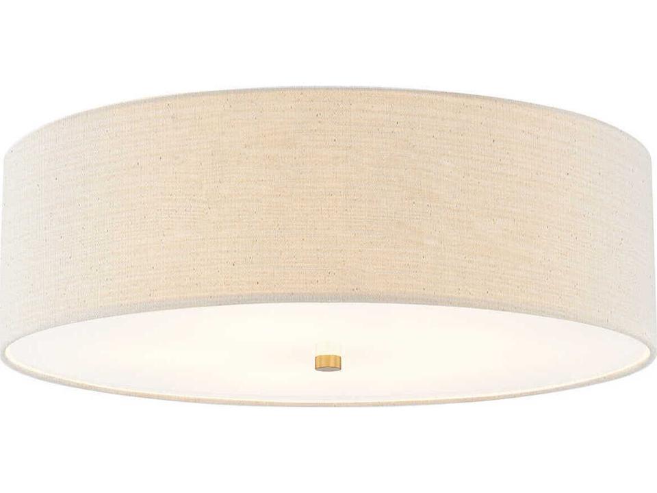 5-Light Textile Collection Flush Mount