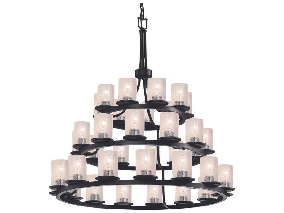 Fusion 36-Light Tiered Chandelier