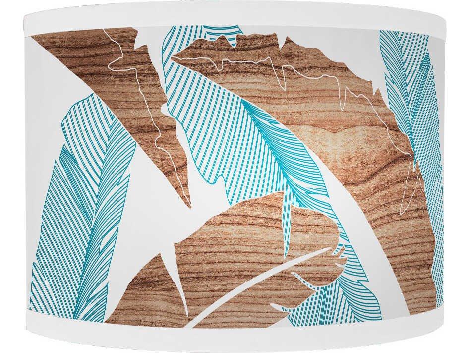 Banana Printed Lyle 1-Light Blue Wall Sconce