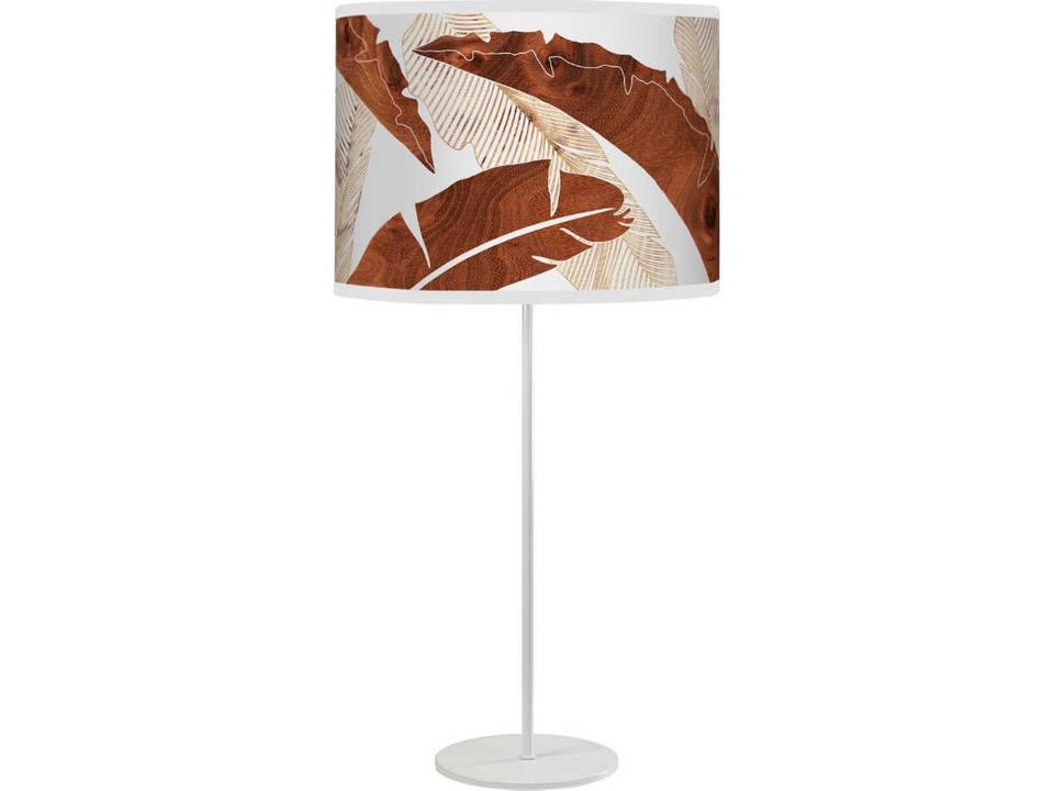 Banana Printed Tyler White Table Lamp