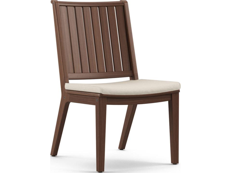 Sky Dining Side Chair in Natural Ipe Wood