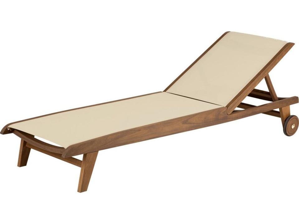 Topaz Ipe Timber Sling Chaise Lounge
