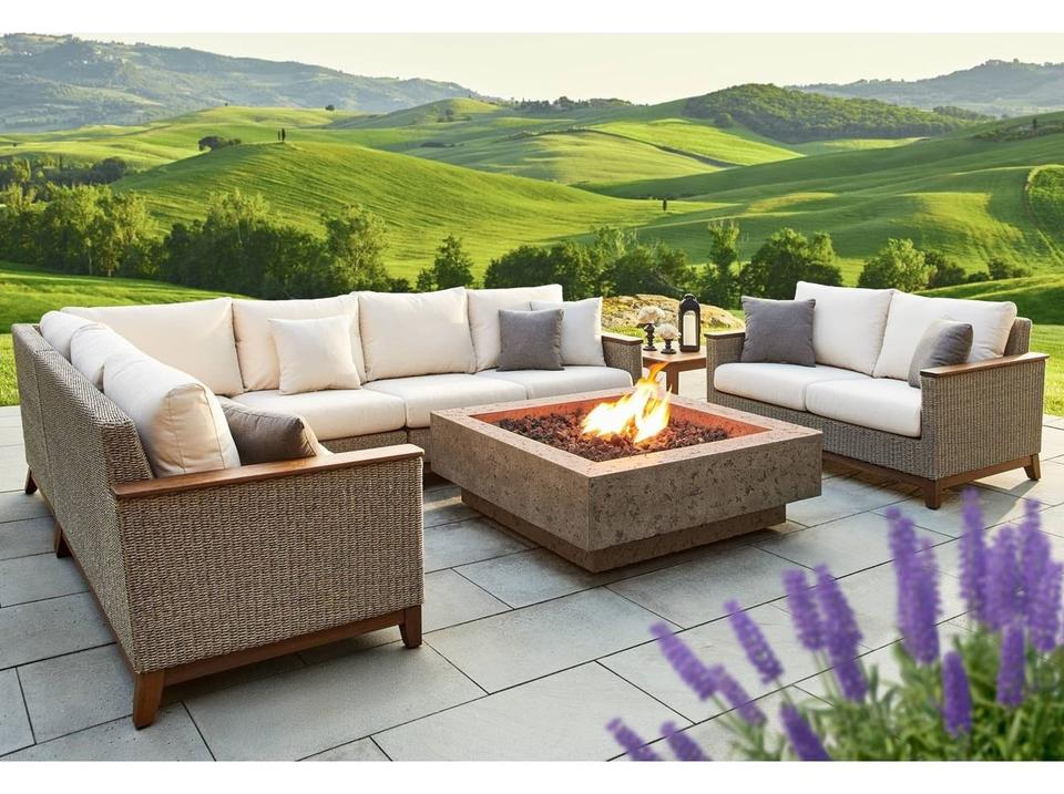 Furniture Coral IPE Sectional Lounge Set