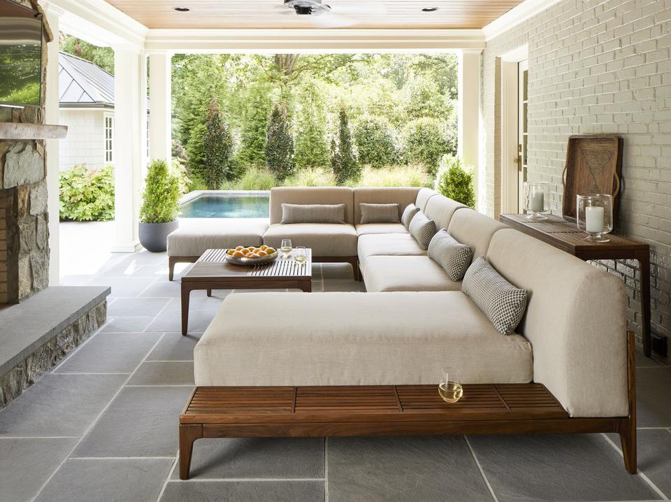 Furniture Mix IPE Sectional Lounge Set