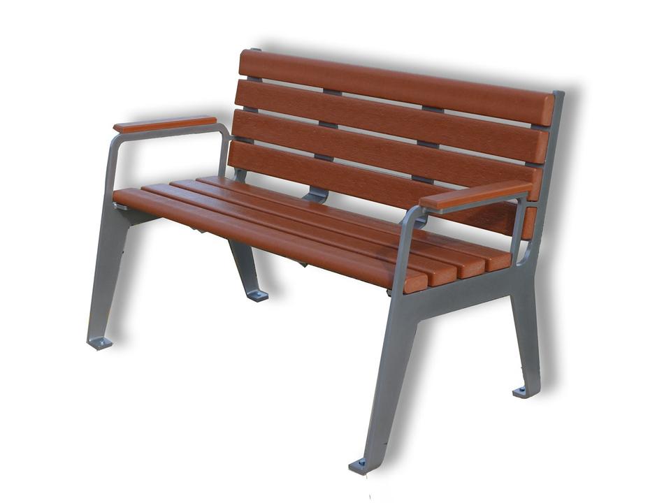 Plaza 4 ft Recycled Plastic Bench