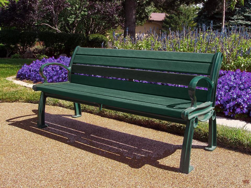 Heritage Cast Aluminum 5 ft. Outdoor Patio Bench