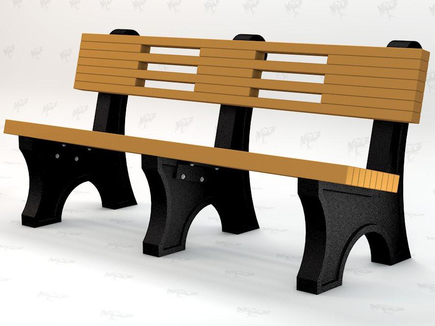 Ariele Resinwood 6 Foot Outdoor Bench
