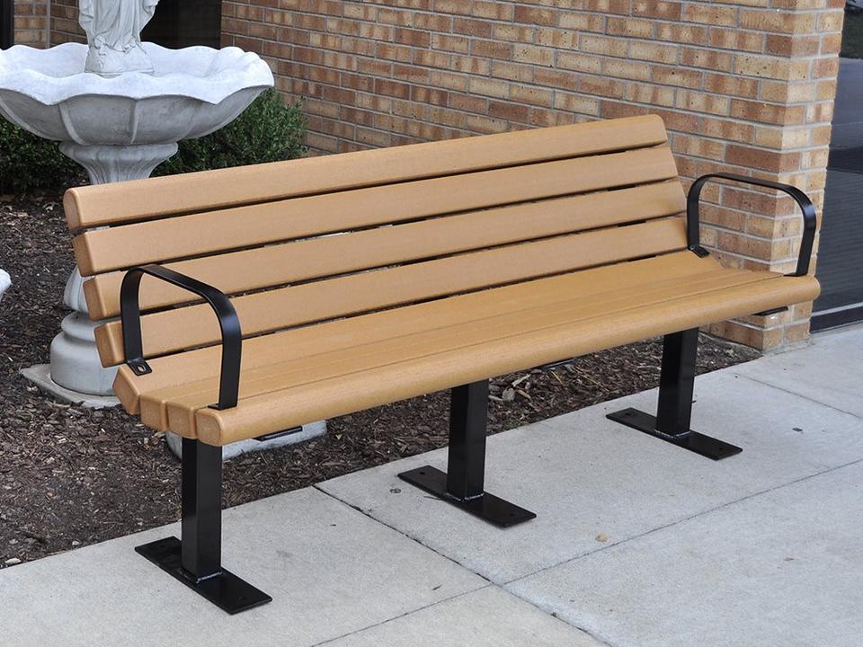 Jameson Steel 6 ft. Patio Bench