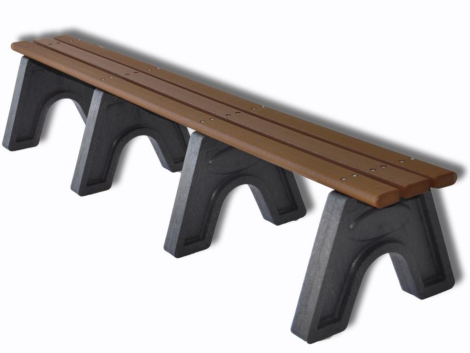 Sport Recycled Plastic 8 ft. Outdoor Patio Bench