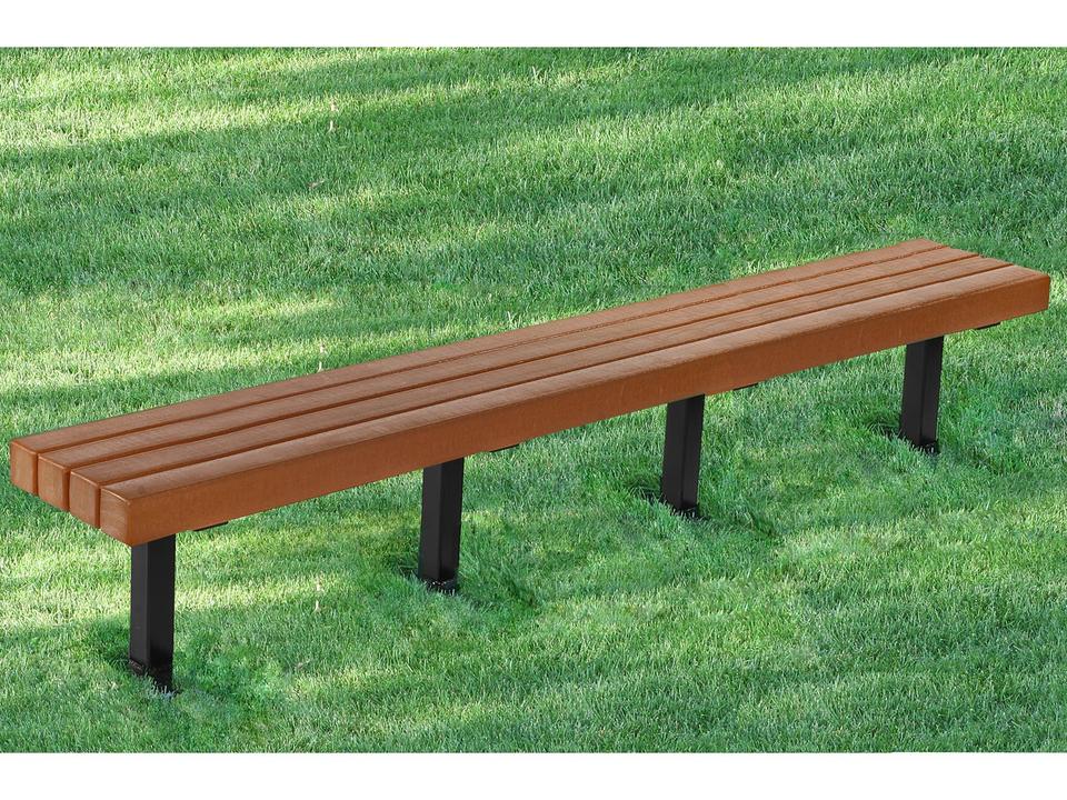 Trailside Steel 8 ft Outdoor Bench