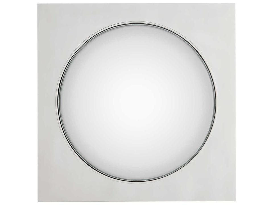 Globo Convex Wall Mirror in Polished Nickel