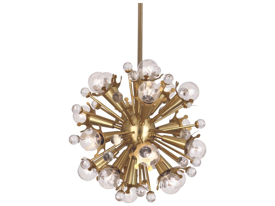 Sputnik Brass Chandelier
