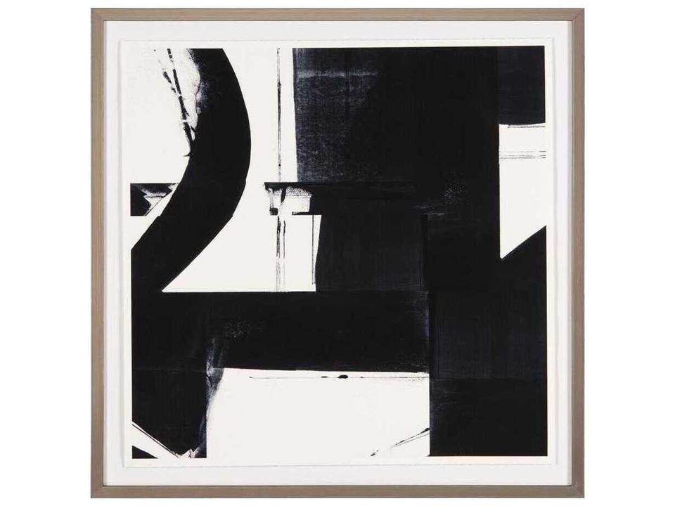 Carol Benson-Cobb's Entanglement No. 15 Framed Wall Art in Gold