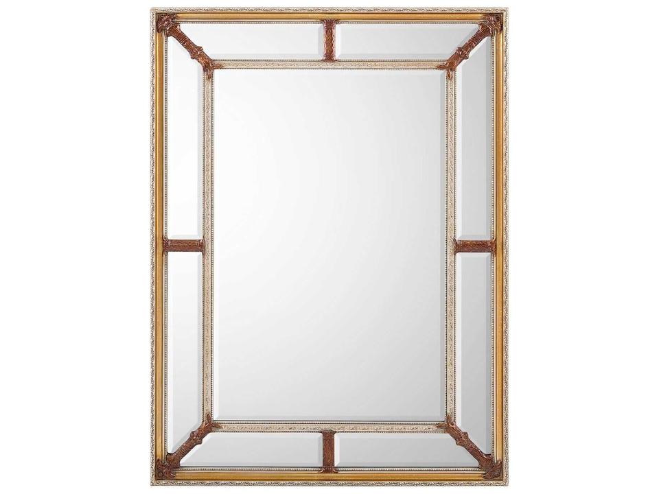 Richland Multi Beveled Wall Mirror with Gold Frame