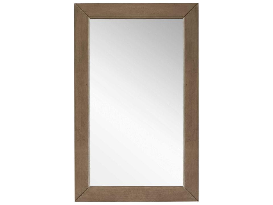 Chicago 26-Inch Rectangle Mirror in Whitewashed Walnut