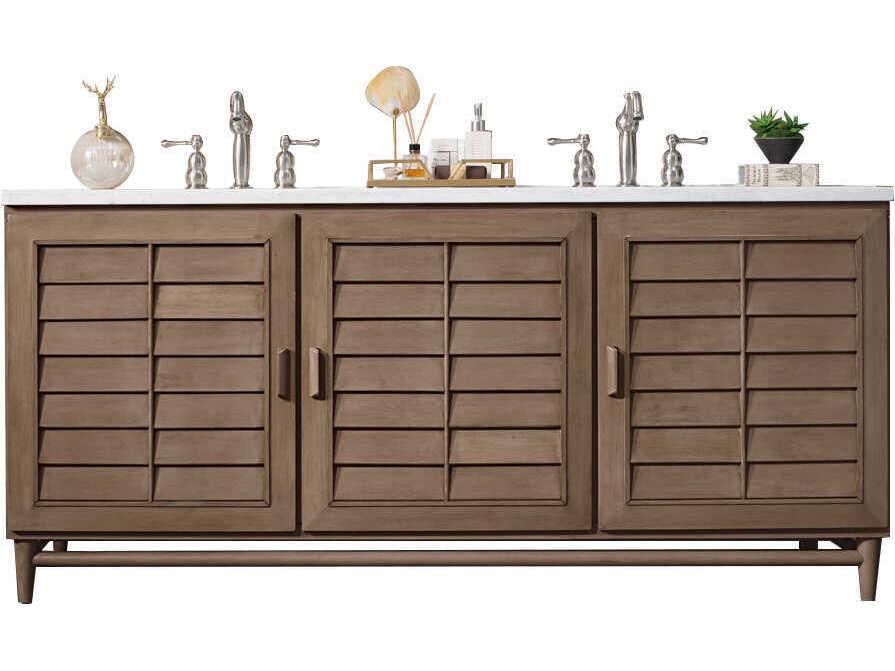 Portland 72" Double Vanity Cabinet